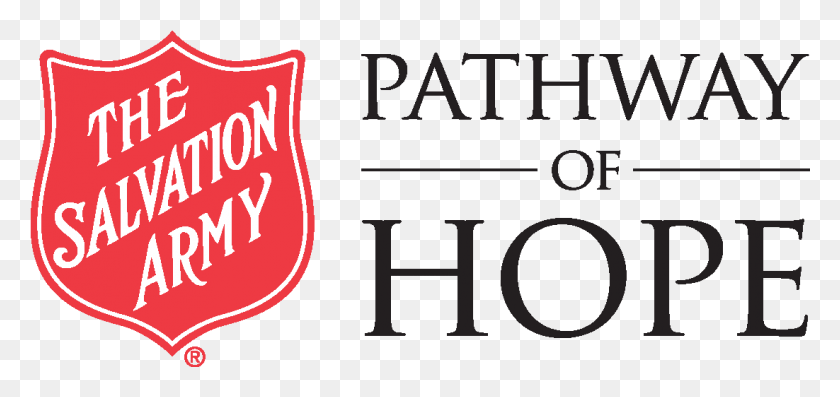 1102x477 Pathway Of Hope Salvation Army, Label, Text, Alphabet HD PNG Download