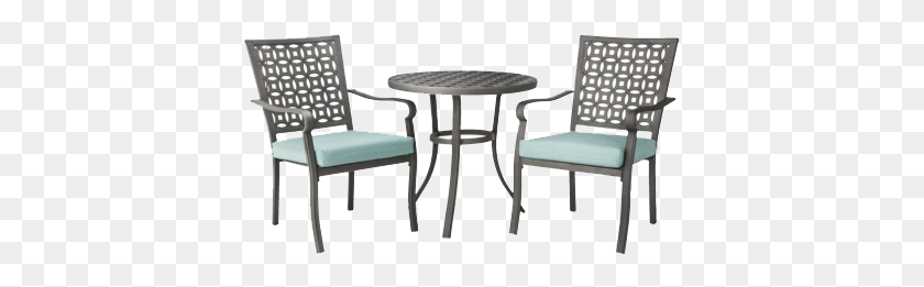 397x201 Patio Chairs Image Outdoor Table And Chairs, Chair, Furniture, Dining Table HD PNG Download