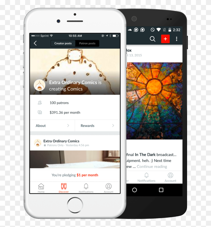 661x845 Patreon Transparent App Iphone, Mobile Phone, Phone, Electronics HD PNG Download