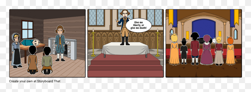 1145x368 Patrick Henry Cartoon, Altar, Church, Architecture HD PNG Download