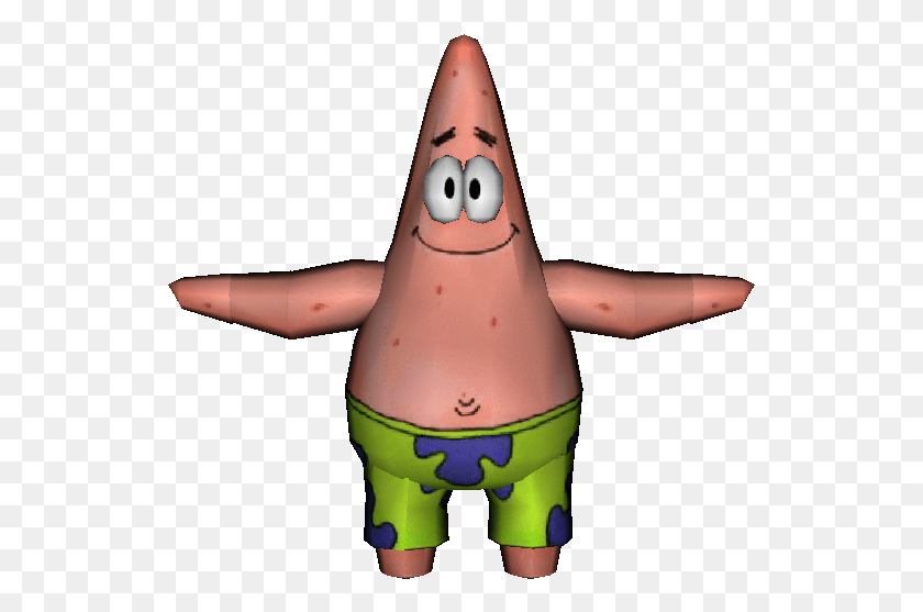 535x497 Patrick Star, Toy, Figurine, Inflable Hd Png