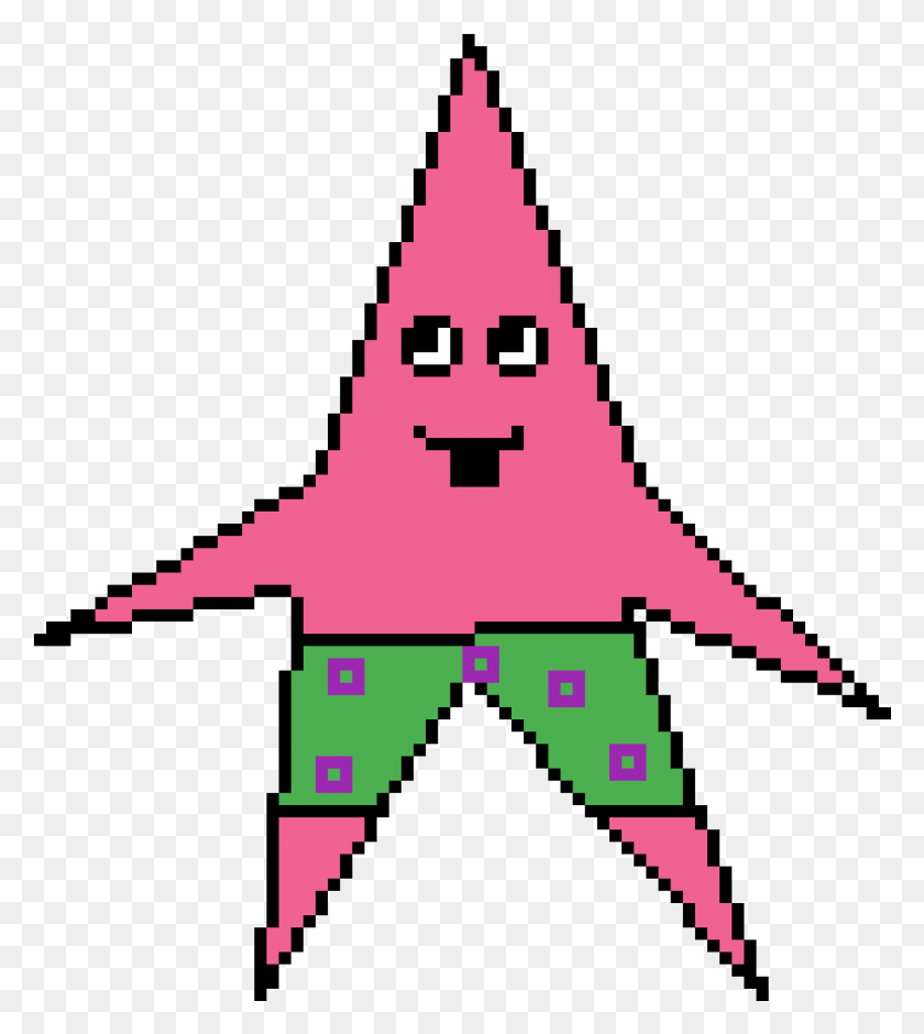 841x949 Patrick Star Totoro Sprite, Triángulo, Cruz, Símbolo Hd Png