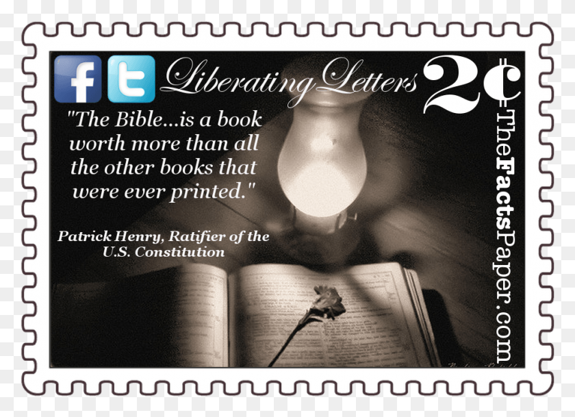 958x675 Patrickhenry Bible Quotes Quote Quoteoftheday Bible, Postage Stamp HD PNG Download