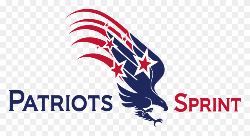 1000x510 Patriot Sprint, Symbol, Star Symbol, Flag HD PNG Download