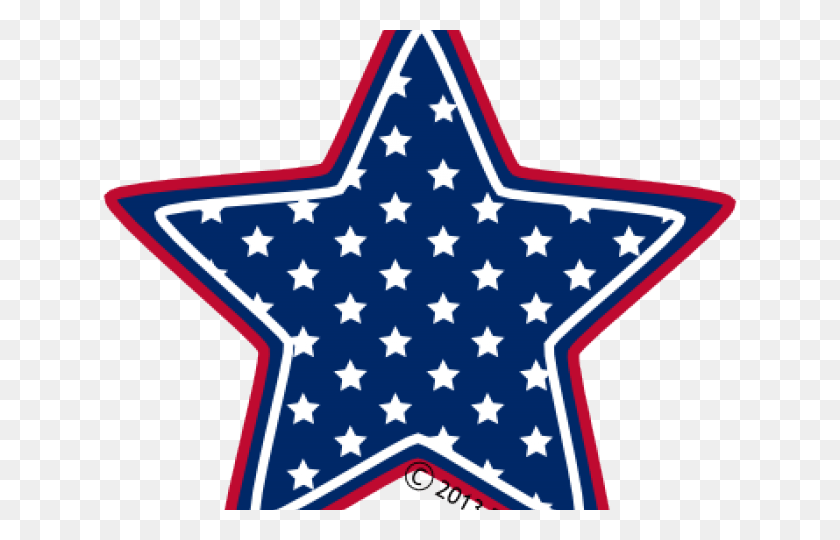 640x480 Patriotic Flag Clipart Banner Cute Shape Clipart, Symbol, Star Symbol, Rug HD PNG Download
