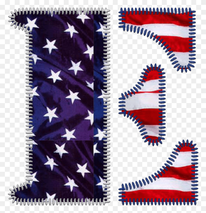 901x934 Patriotic Letter E Patriotic Letter D, Flag, Symbol, American Flag HD PNG Download