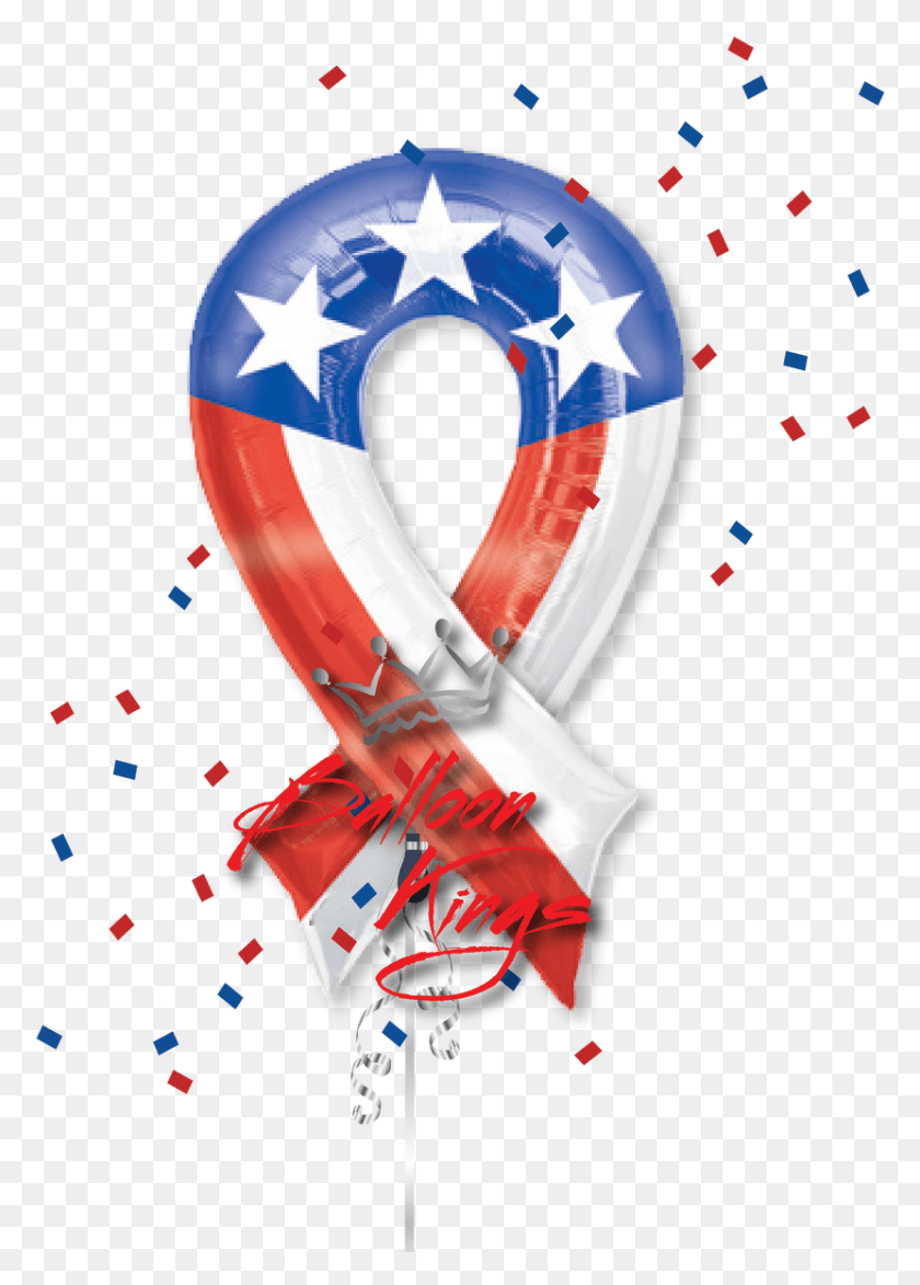 830x1185 Patriotic Ribbon Red White And Blue Ribbon, Life Buoy, Paper HD PNG Download