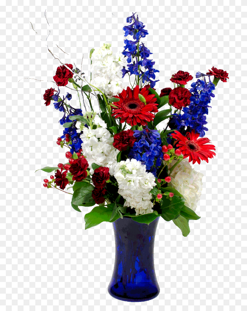 718x999 Patriotic Tribute Bouquet Bouquet, Plant, Flower, Blossom HD PNG Download