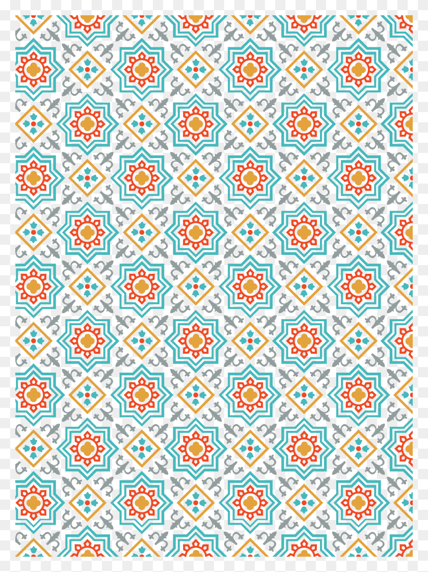 2447x3333 Pattern Clipart Tribal Ramadan Pattern, Rug HD PNG Download