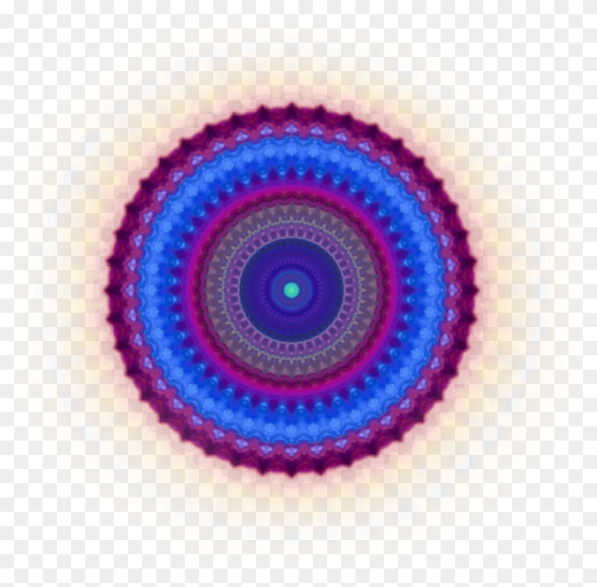 1024x1006 Pattern Colorful Circle Design Made From The Gallery Watch, Rug, Ornament, Fractal HD PNG Download