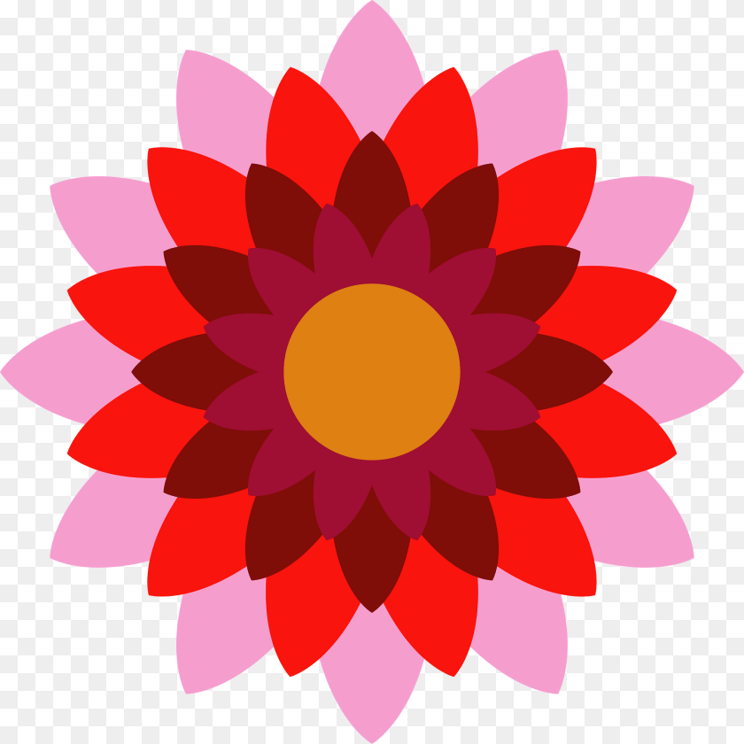 1920x1920 Pattern Point Star Clipart, Dahlia, Flower, Plant, Daisy Sticker PNG