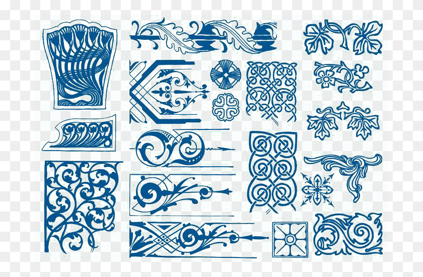 700x490 Pattern Romantic Style Border Transprent Free Chinese Vintage Pattern, Doodle Descargar Hd Png