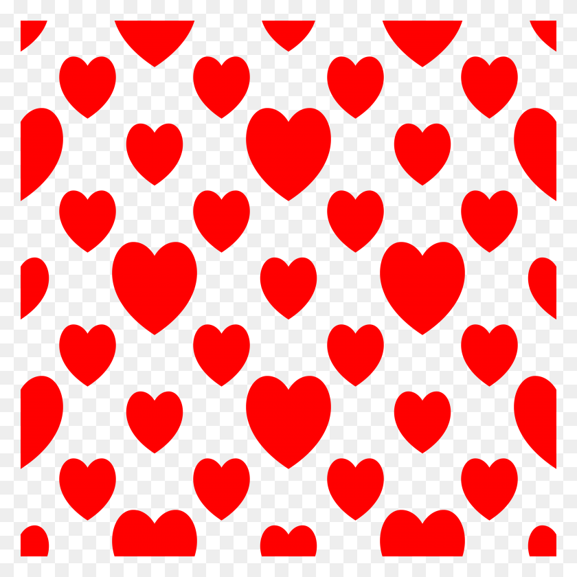 3600x3600 Pattern With Hearts Vector Graphics, Texture, Rug, Polka Dot HD PNG Download