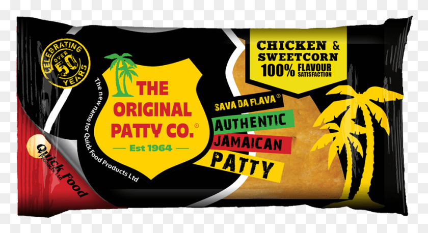 906x463 Patty Packet For Home Banner Smaller Jamaican Patties Asda, Poster, Advertisement, Flyer HD PNG Download