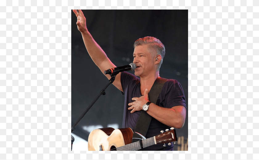 380x461 Paul Baloche39s Your Mercy New Album Reflects God39s Rock Concert, Person, Microphone, Electrical Device HD PNG Download