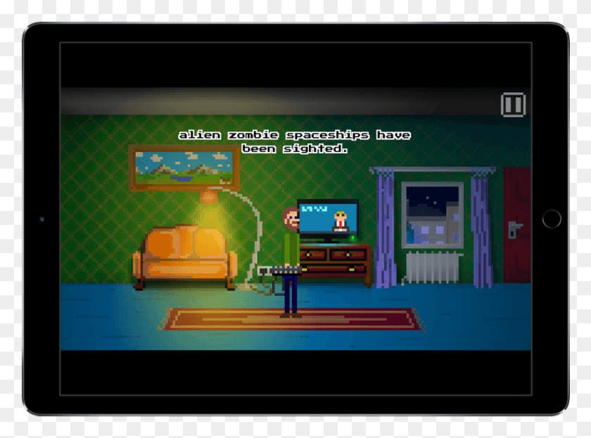 887x641 Paul Pixel The Awakening Led Backlit Lcd Display, Couch, Furniture, Toy HD PNG Download