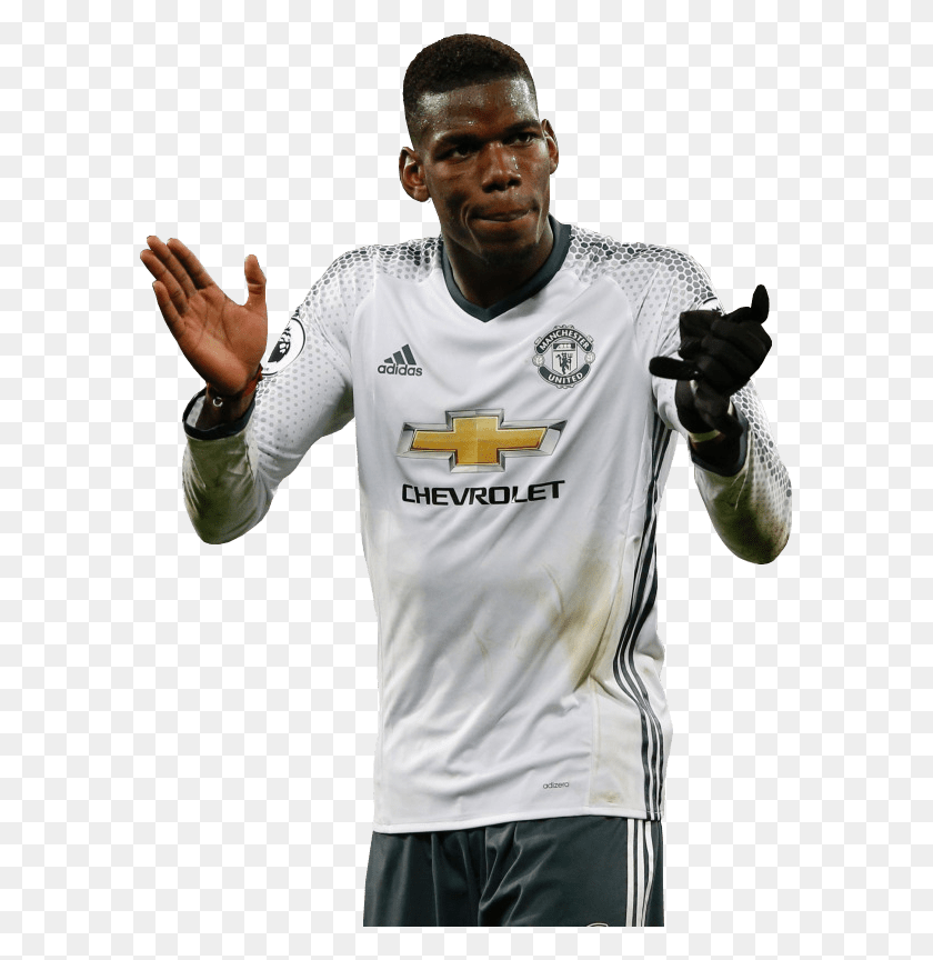 587x804 Paul Pogba Football Render 33330 Footyrenders David De Gea Manchester United, Clothing, Apparel, Person HD PNG Download