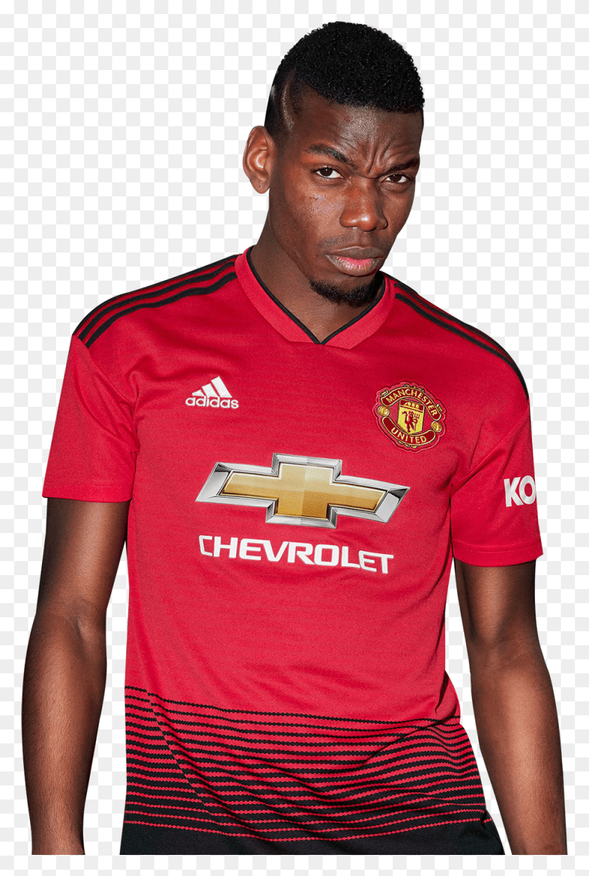 963x1469 Paul Pogba Manchester United Premier League Polo Paul Pogba 2018, Clothing, Apparel, Shirt HD PNG Download