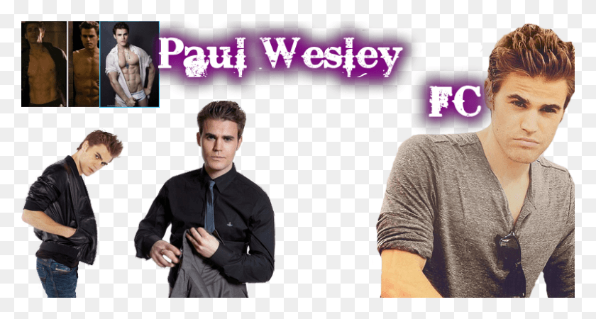 800x400 Paul Wesley, Person, Human, Clothing HD PNG Download