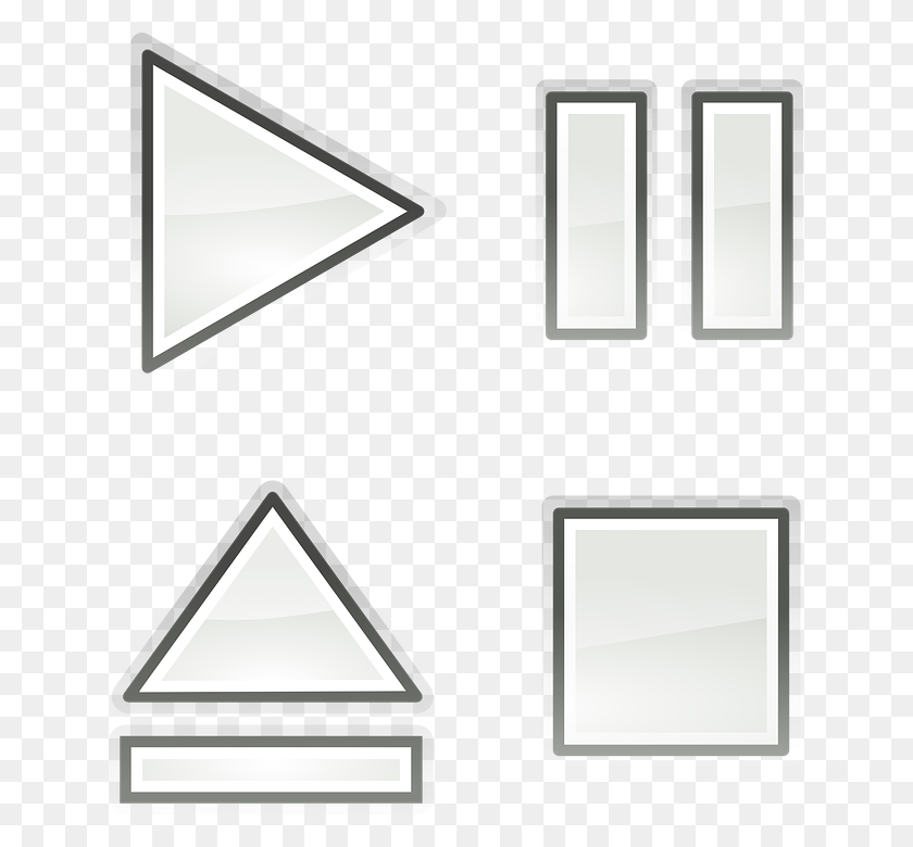 639x720 Pause Button Clipart Audio Play Icon Play Pause, Triangle, Switch, Electrical Device HD PNG Download