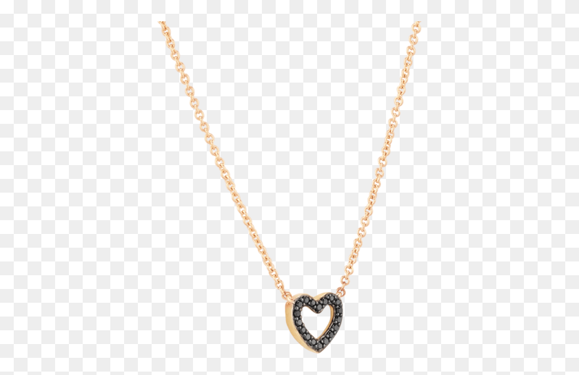 386x485 Pav Heart Necklace Necklace, Jewelry, Accessories, Accessory Descargar Hd Png