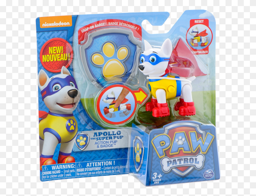 609x585 Paw Patrol Actionhvalp Og Badge Apollo Super Pup Rare Paw Patrol Toys, Toy, Inflatable, Candy HD PNG Download