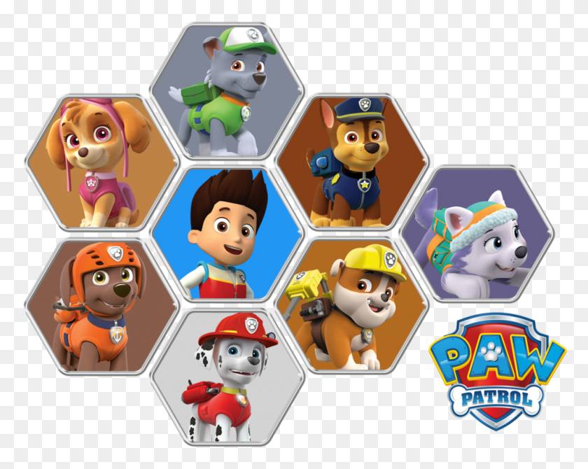 988x773 Paw Patrol By Ggalleonalliance Pluspng Paw Patrol, Doll, Toy, Crowd HD PNG Download