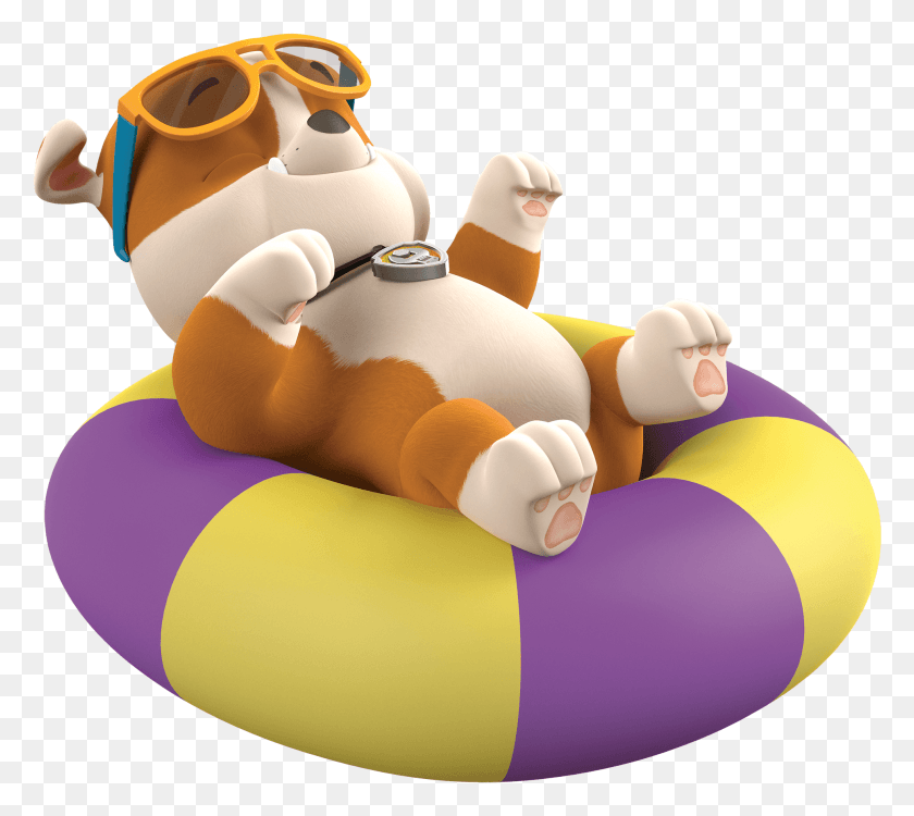 1934x1711 Paw Patrol Summer Rubble, Inflatable, Animal, Balloon HD PNG Download