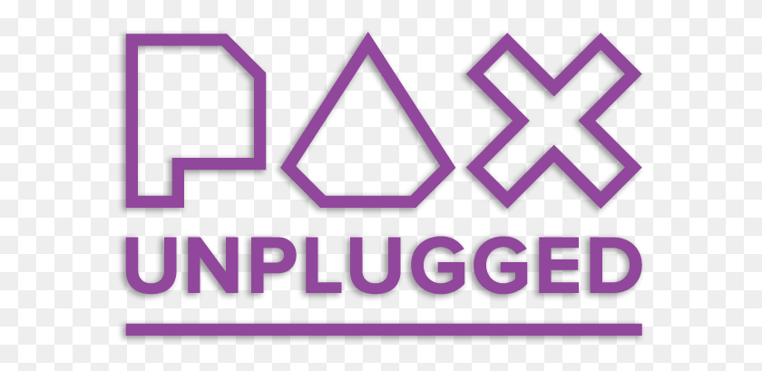 584x349 Pax Unplugged Tickets Now On Sale Pax Unplugged Logo 2018, Triangle, Text, Purple HD PNG Download