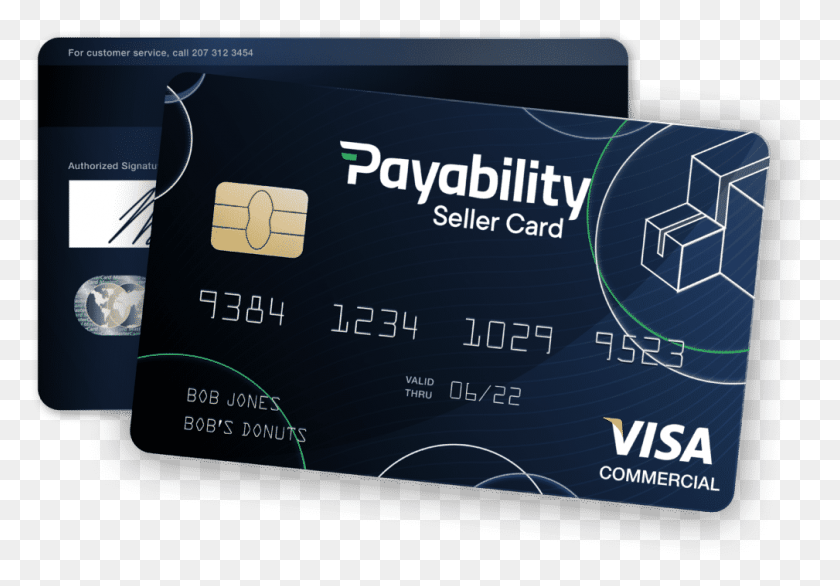 1009x681 Payability Seller Card Visa, Text, Credit Card, Business Card HD PNG Download