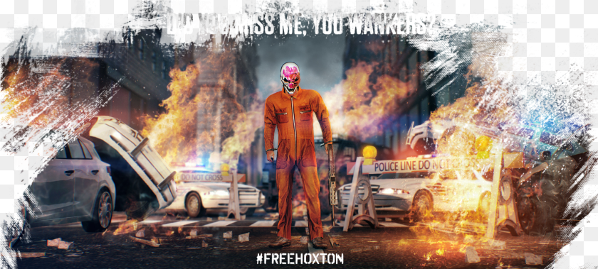 Payday 2 Hoxton Breakout, Adult, Person, Man, Male PNG