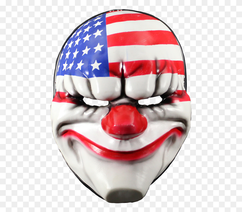 492x676 Payday 2 Mask Dallas, Performer, Symbol, Clown HD PNG Download