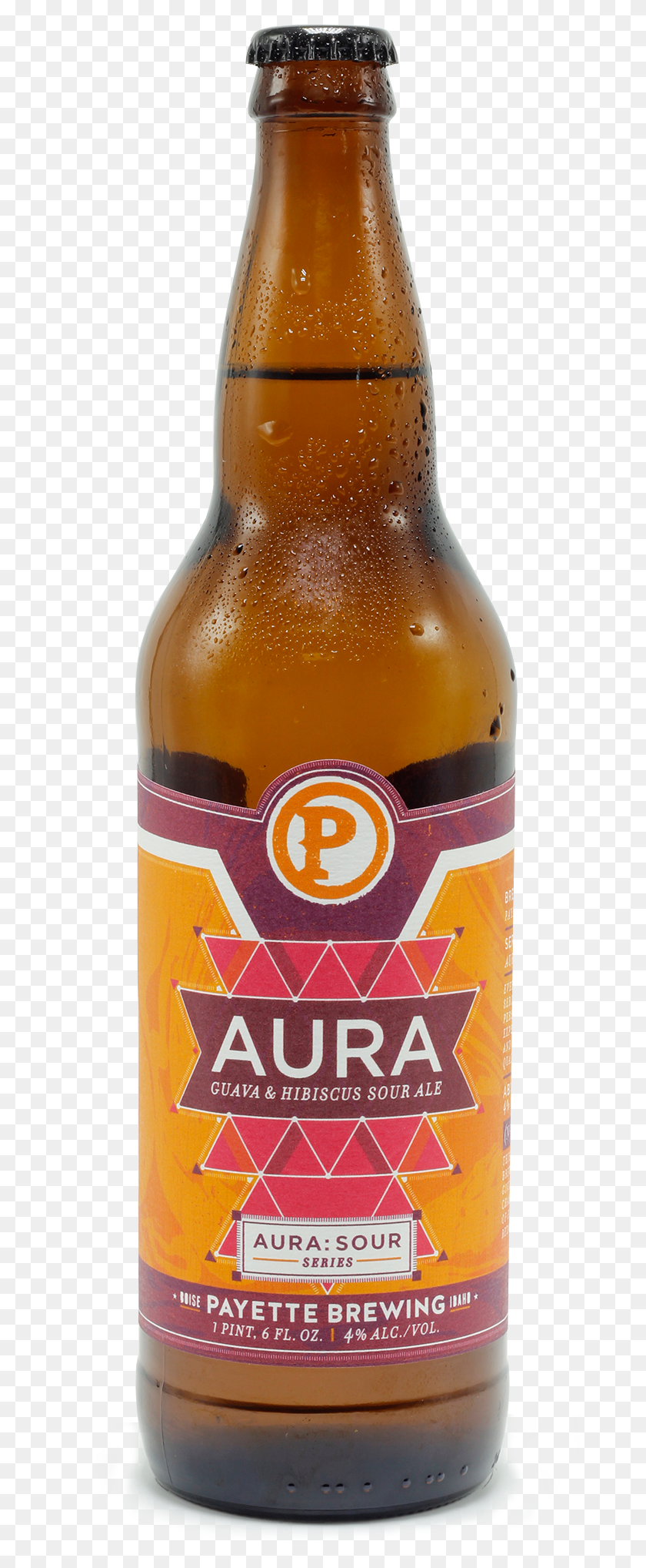 673x1976 Payettebrewing Aura Guavaamphibiscus Botella De Cerveza, La Cerveza, El Alcohol, Bebidas Hd Png