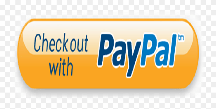 770x364 Paypal Checkout Button Paypal, Word, Label, Text HD PNG Download