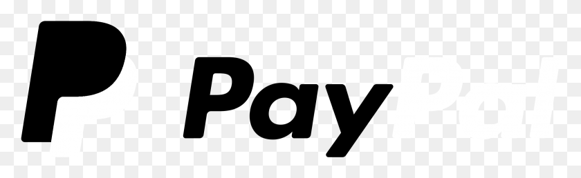 2181x555 Paypal Logo Black And White Paypal, Nature, Outdoors, Outer Space HD PNG Download