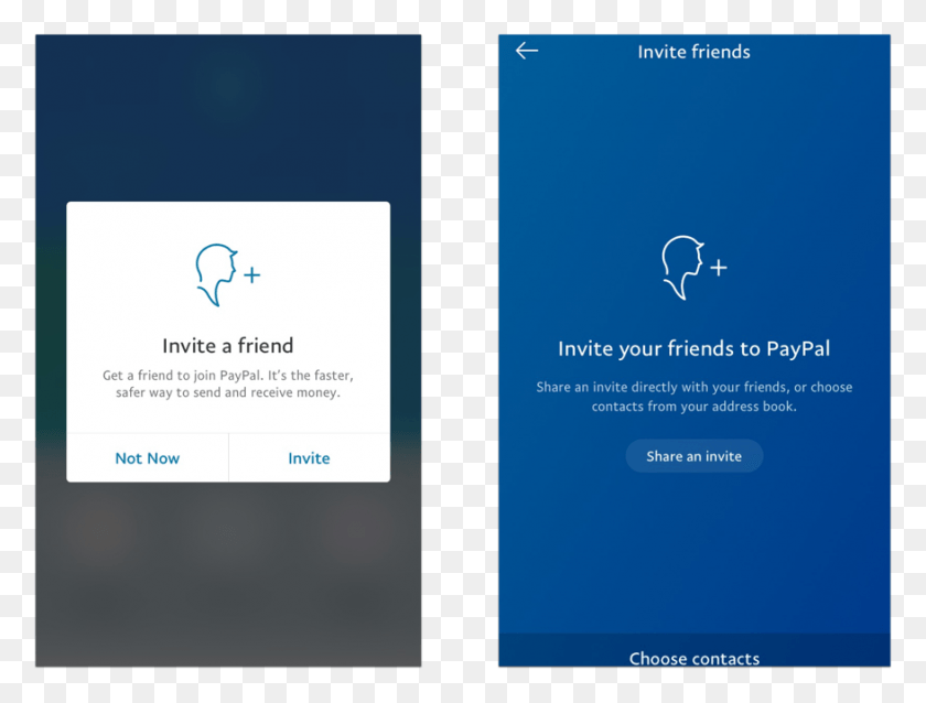 877x650 Paypal Mobile App Referral Program Refer A Friend Mobile App, Business Card, Paper, Text HD PNG Download