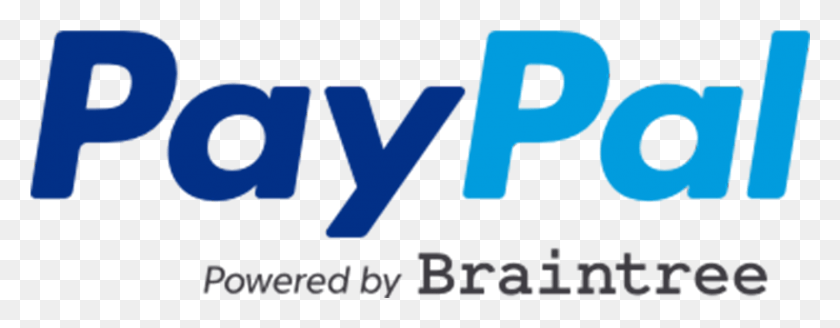 1505x518 Paypal Powered By Braintree, Texto, Palabra, Alfabeto Hd Png