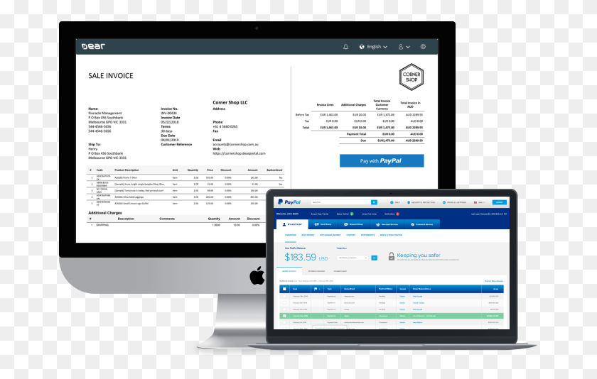 674x474 Paypal Transparent Inventory Management Software, Computer, Electronics, Tablet Computer HD PNG Download