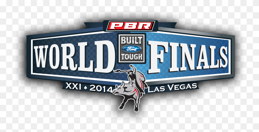 753x368 Descargar Png / Pbr World Finals 2014 Logo Built Ford Tough, Texto, Vehículo, Transporte Hd Png