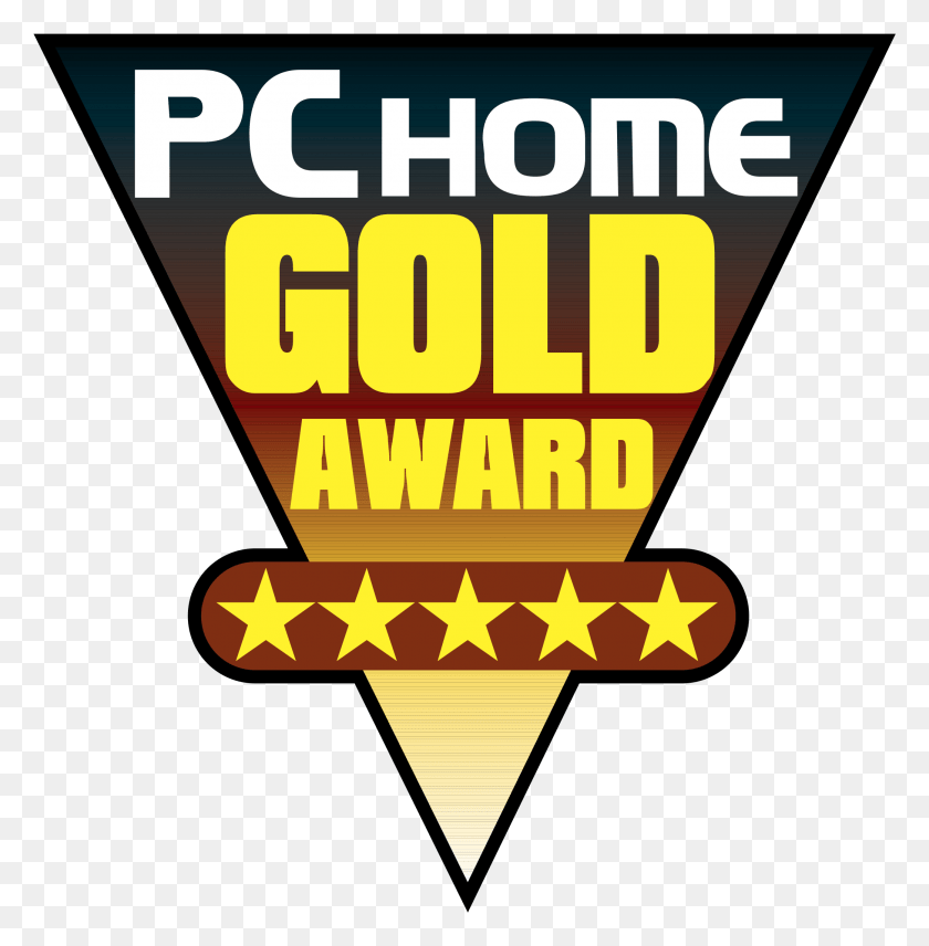 2083x2126 Descargar Png Pc Home Gold Award Logo, Light, Poster, Publicidad Hd Png