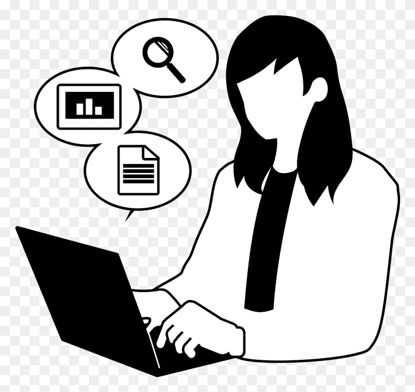Pc Silhouette Illustration, Stencil HD PNG Download