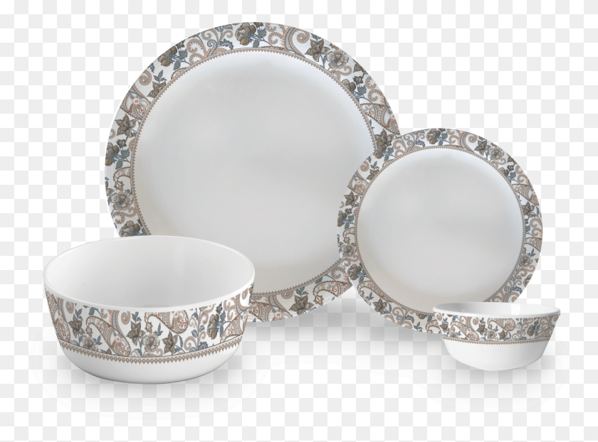 761x562 Pc Traditional Dinner Set Bangle, Porcelain, Pottery HD PNG Download