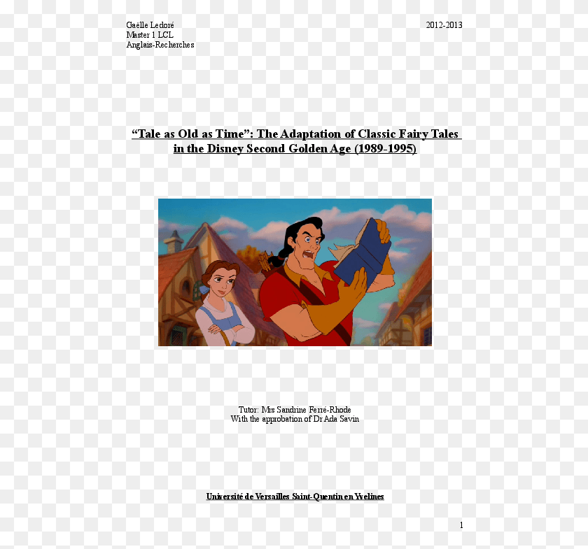482x725 Pdf 39 Gaston Beauty And The Beast, Person, Human, Leisure Activities HD PNG Download