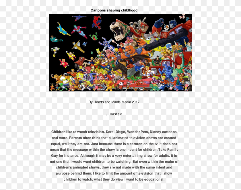 498x603 Pdf 80s Cartoon Collage Poster, Paper, Advertisement, Flyer HD PNG Download