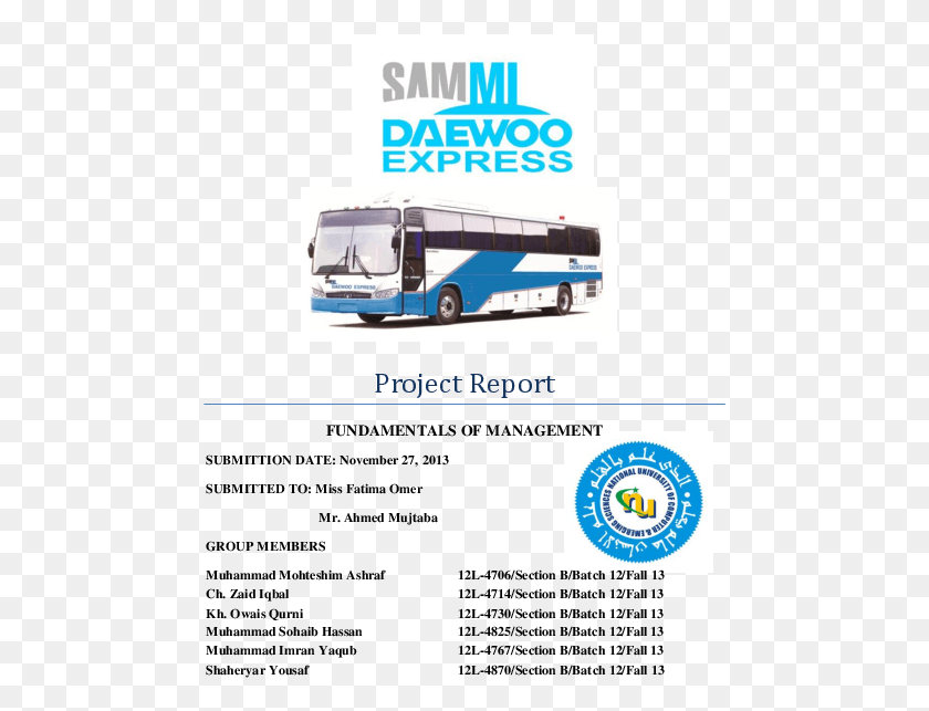 473x583 Pdf Daewoo Express, Bus, Vehicle, Transportation HD PNG Download