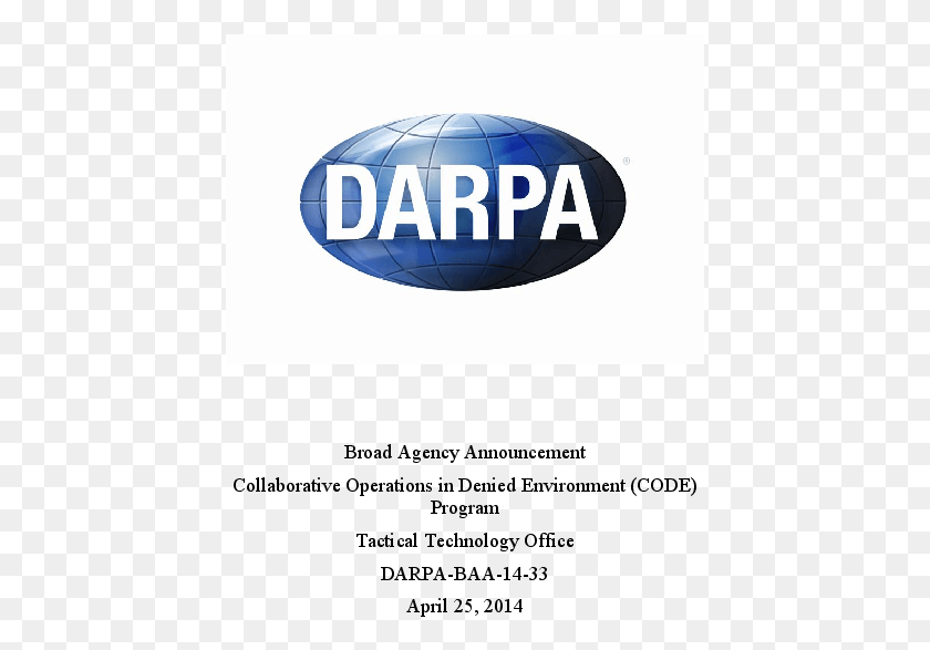 433x527 Pdf Darpa, Sphere, Logo, Symbol HD PNG Download