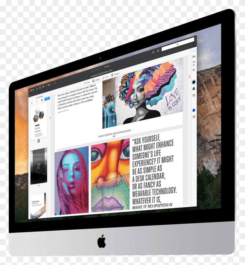 832x906 Pdf Editor For Mac Iphone And Ipad Led Backlit Lcd Display, Monitor, Screen, Electronics HD PNG Download