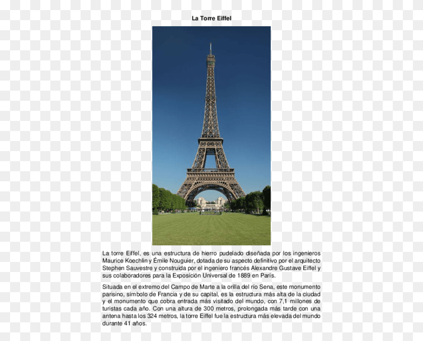 435x617 Descargar Png / Torre Eiffel, Torre, Arquitectura, Edificio Hd Png