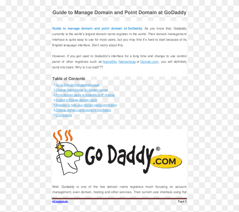 479x684 Pdf Go Daddy, Текст, Файл Hd Png Скачать