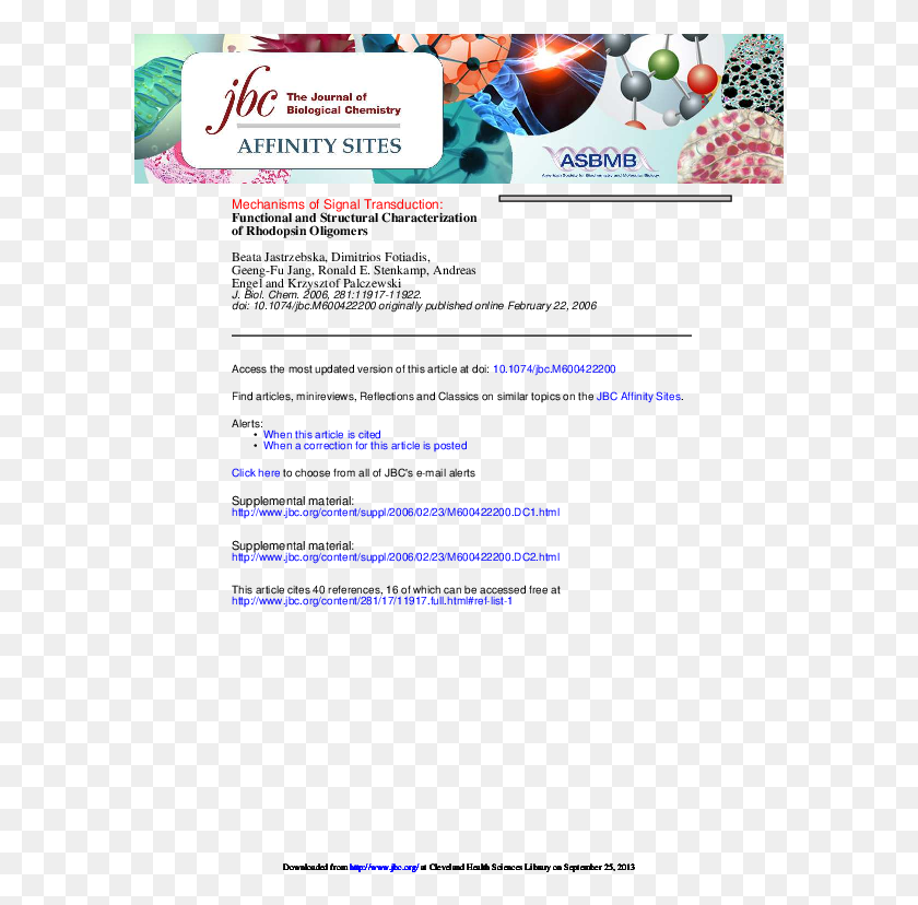 595x768 Pdf Journal Of Biological Chemistry, Text, File HD PNG Download